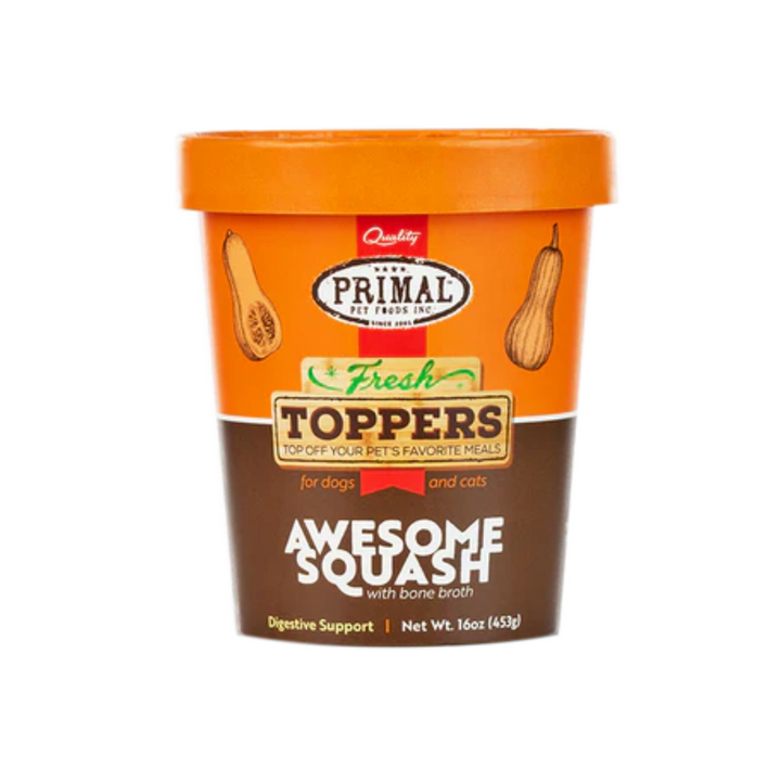 Primal Frozen Dog and Cat Food Topper - Fresh Topper Awesome Squash