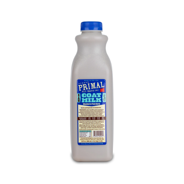 Primal Frozen Dog and Cat Milks - Goat Milk Blueberry Pom Burst