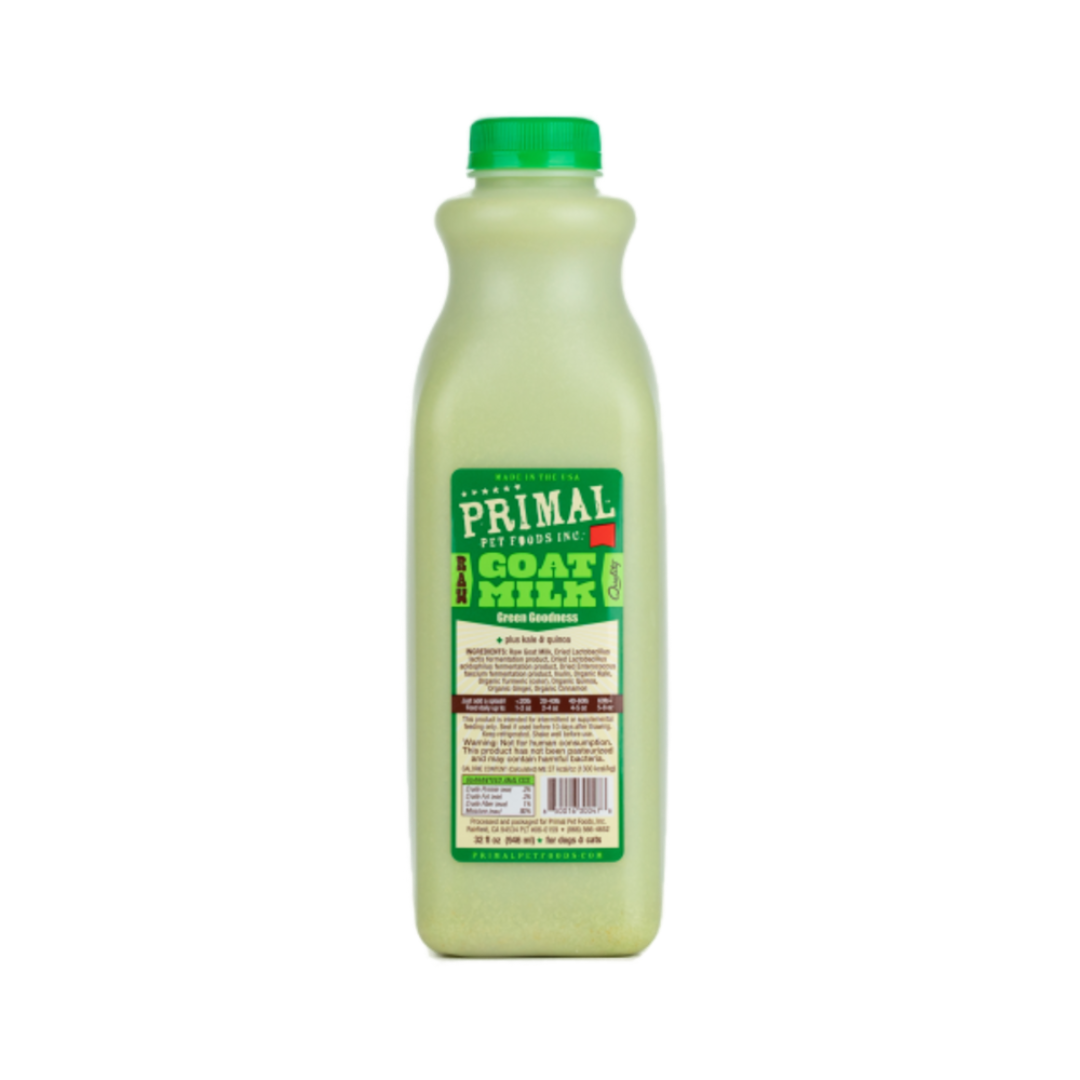 Primal Frozen Dog and Cat Milks - Goat Milk Green Goodness