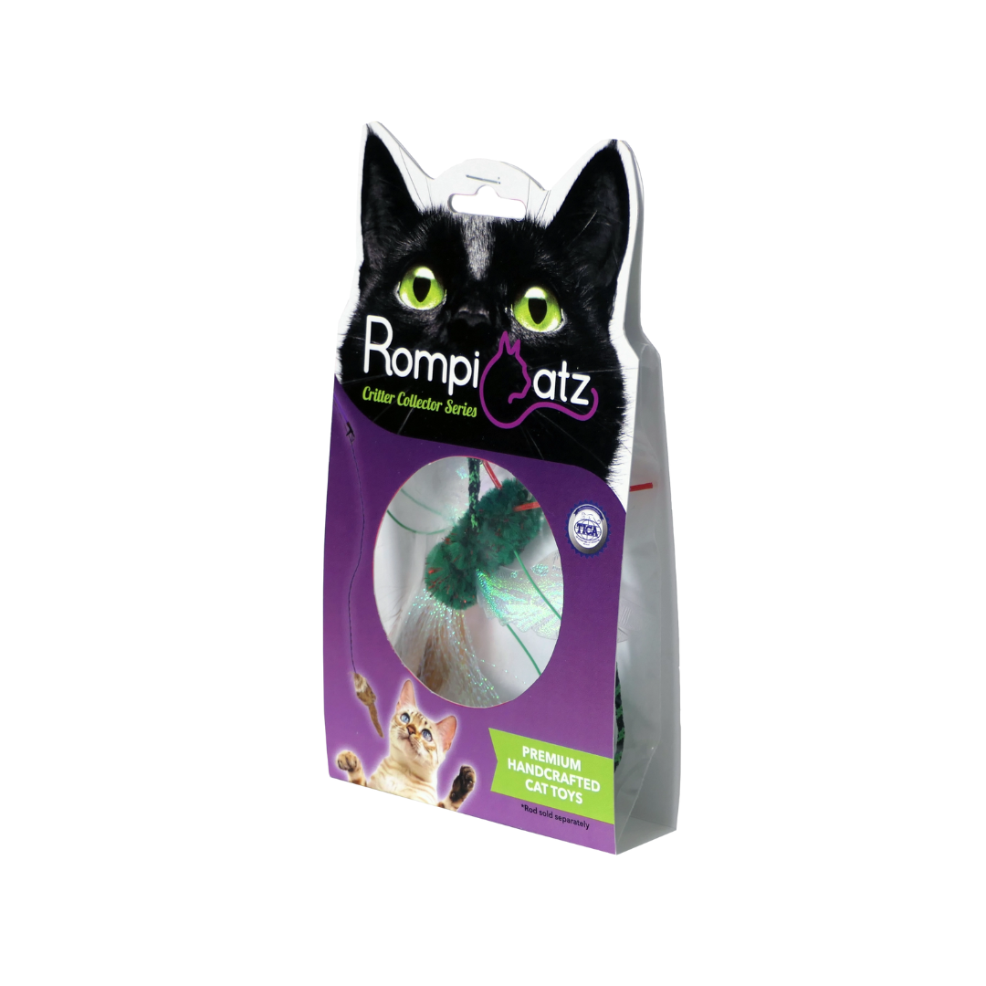 Rompi Catz Cat Toy - Critter Collector Series Bugzbird