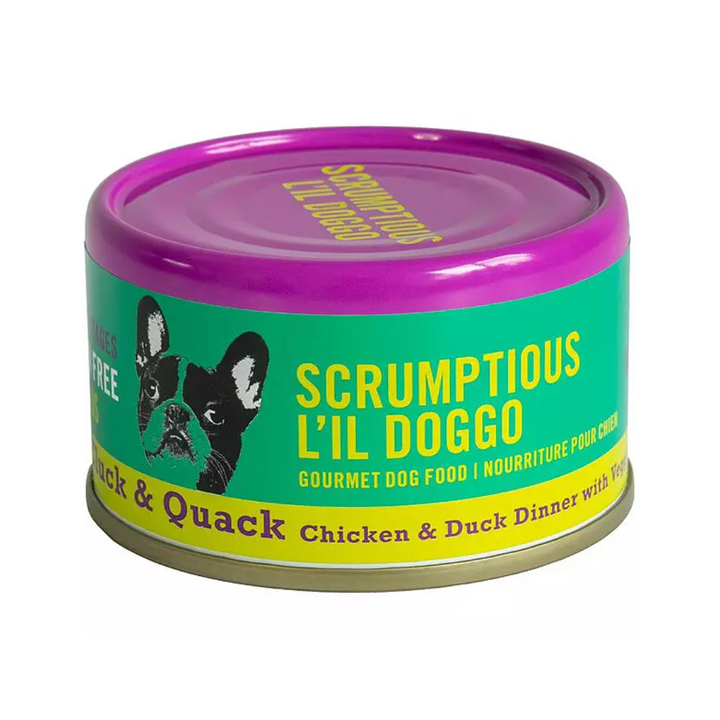 Scrumptious Doggo Wet Dog Food - Chicken Duck & Veggie Dinner in Gravy Canned