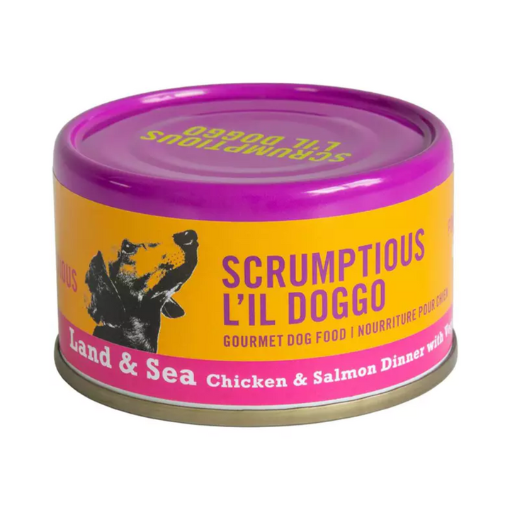 Scrumptious Doggo Wet Dog Food - Chicken Salmon & Veggie Dinner in Gravy Canned