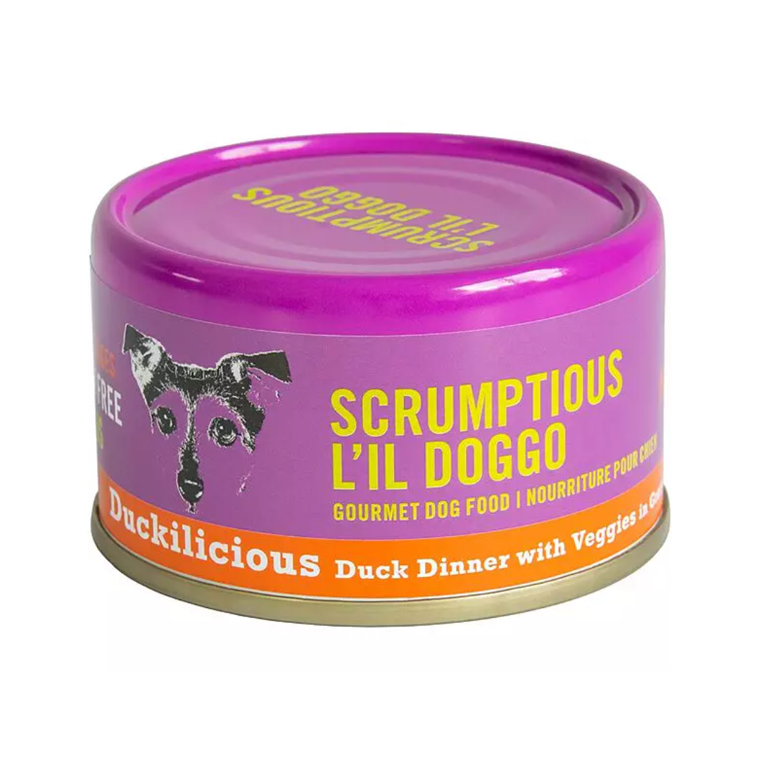 Scrumptious Doggo Wet Dog Food - Duck & Veggie Dinner in Gravy Canned