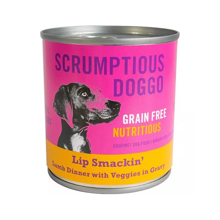 Scrumptious Doggo Wet Dog Food - Lamb & Veggie Dinner in Gravy Canned