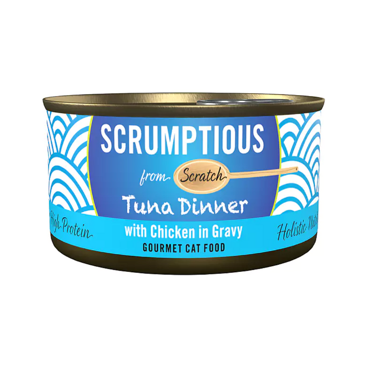 Scrumptious From Scratch Wet Cat Food - Red Meat Tuna & Chicken Canned