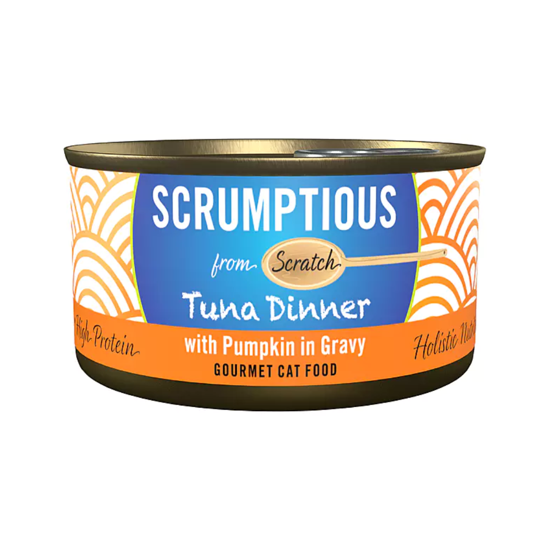 Scrumptious From Scratch Wet Cat Food - Red Meat Tuna & Pumpkin Canned