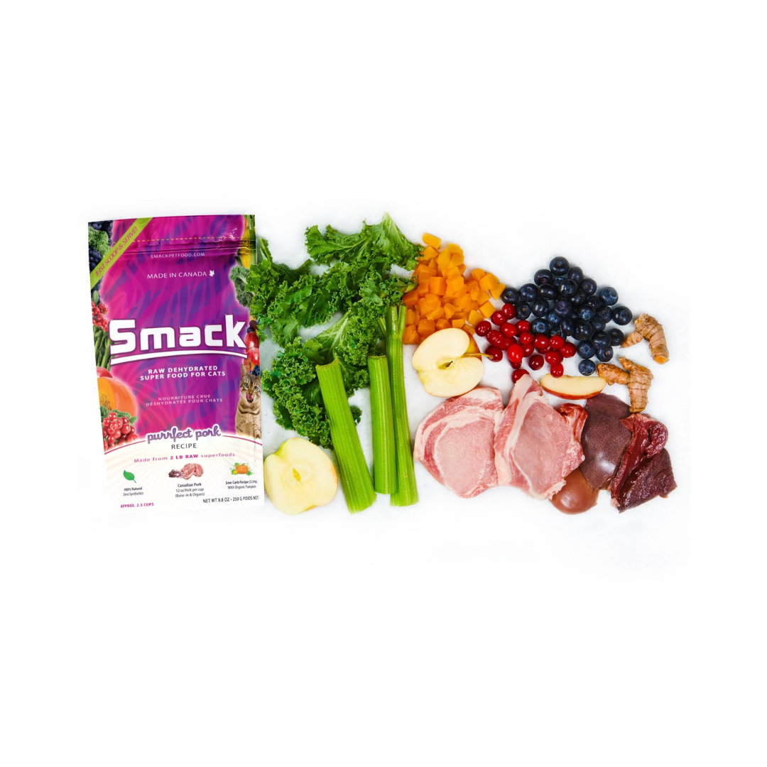 Smack Dehydrated Cat Food - Purrfect Pork