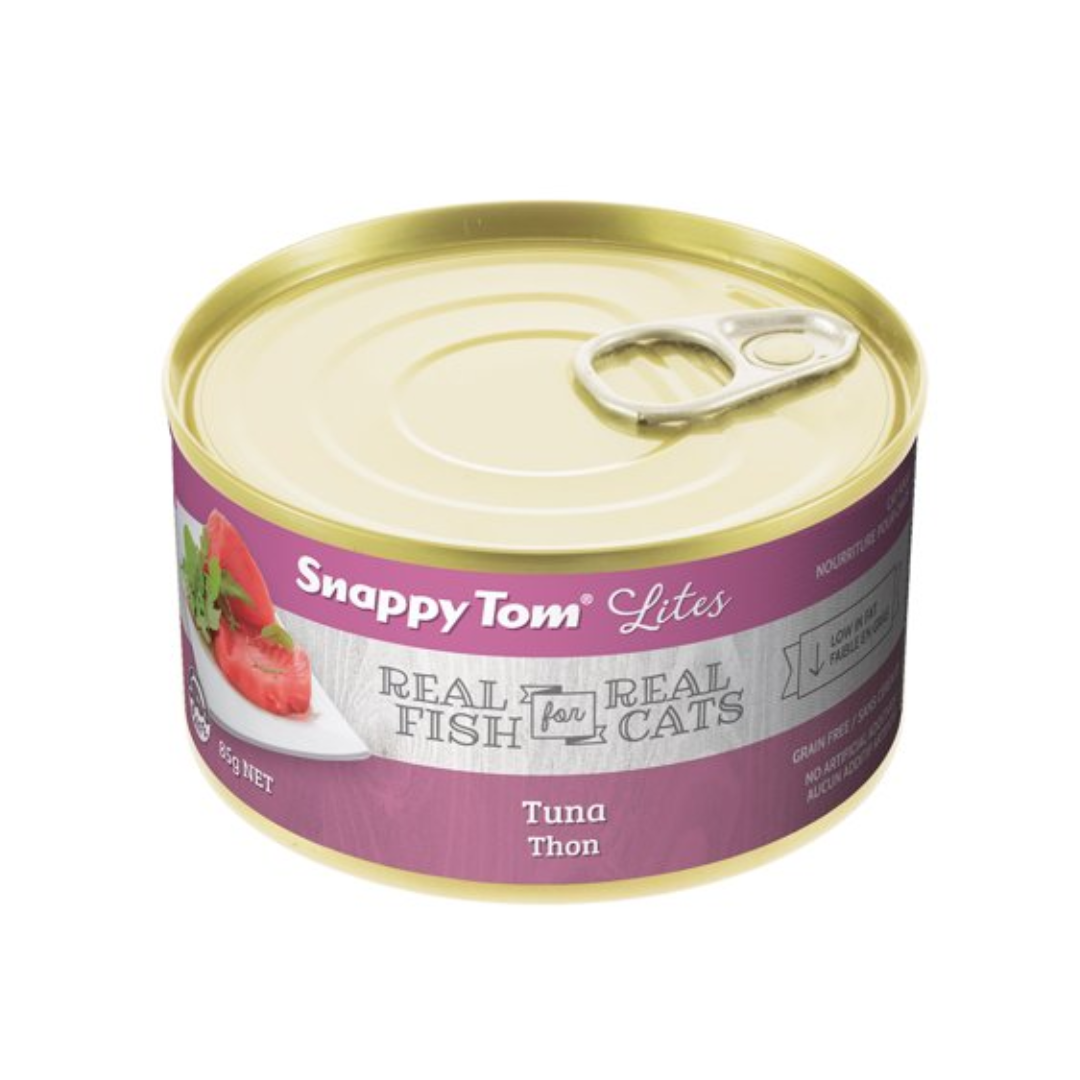 Snappy Tom Wet Cat Food - Lights Tuna Canned