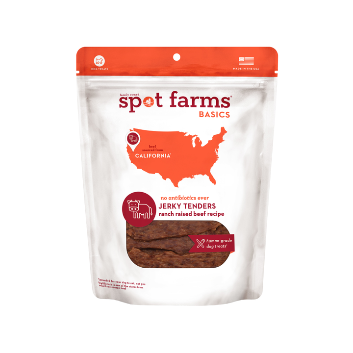 Spot Farms Dog Treats - Basics Beef Jerky Tenders