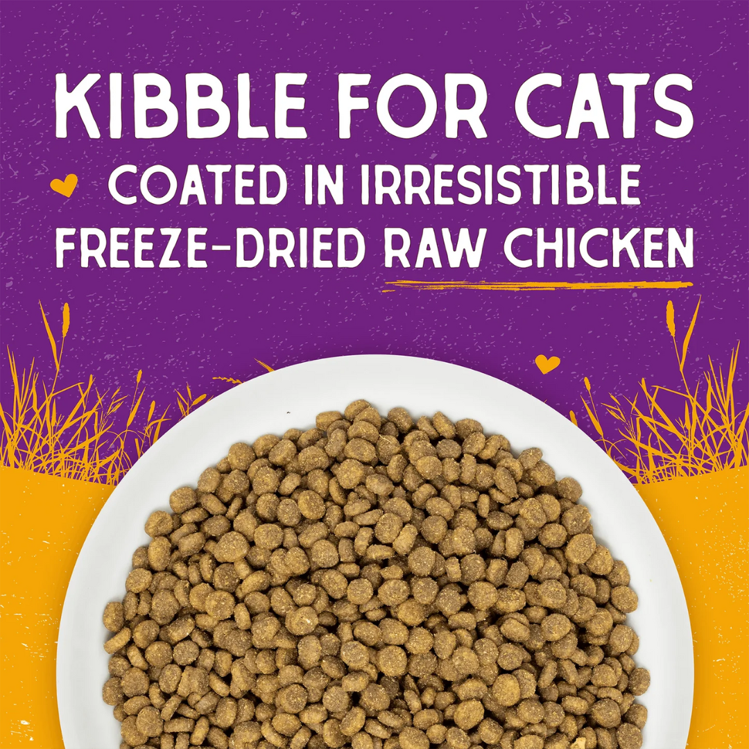 Stella & Chewy's Freeze-Dried Cat Food - Raw Coated Kibble Cage-Free Chicken Recipe