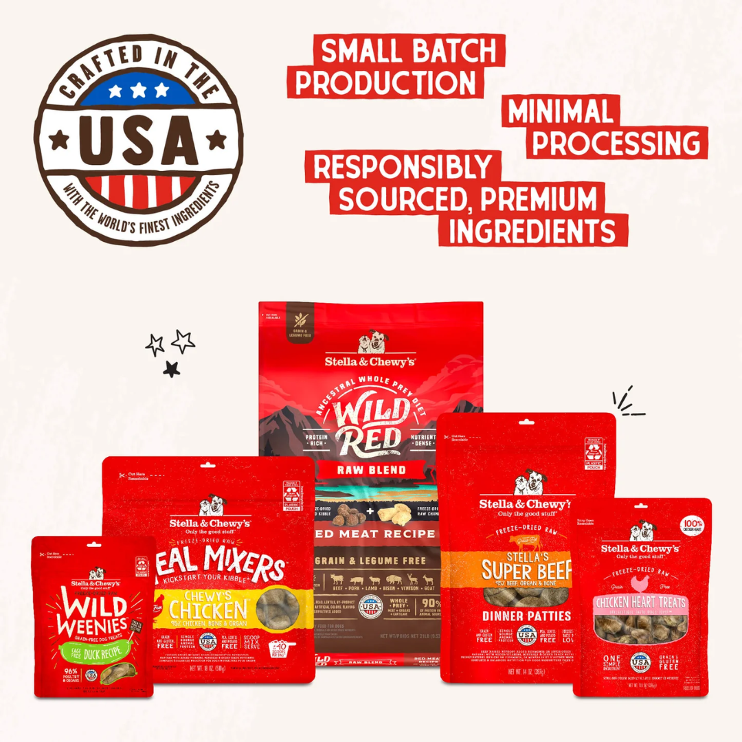 Stella & Chewy's Freeze-Dried Raw Blend Dog Food -Red Meat Kibble