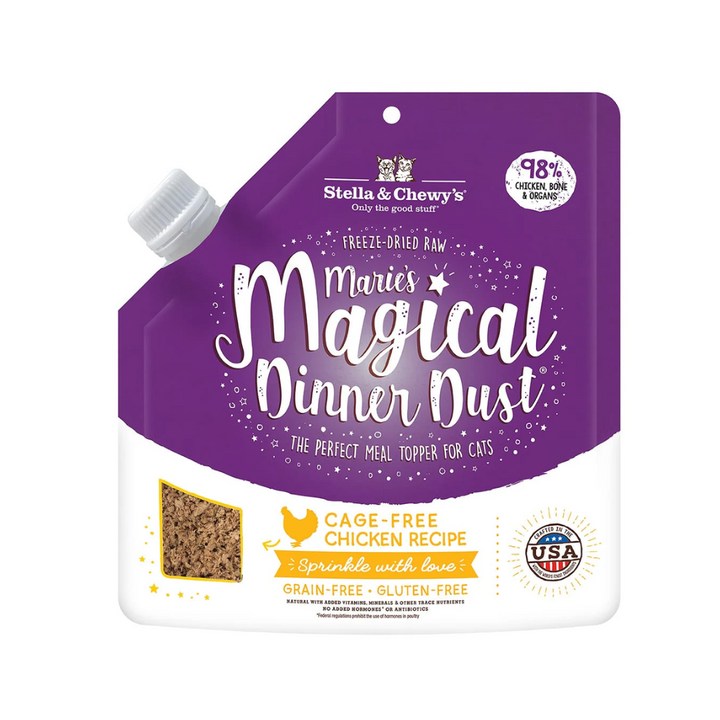 Stella & Chewy's Freeze-Dried Raw Cat Meal Mixers - Marie’s Magical Dinner Dust Cage-Free Chicken