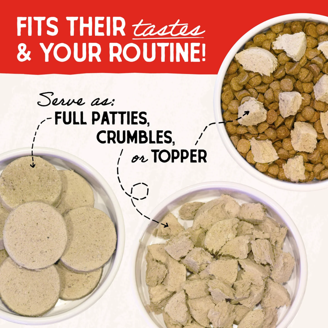 Stella & Chewy's Freeze-Dried Raw Dog Food - Tantalizing Turkey Dinner Patties