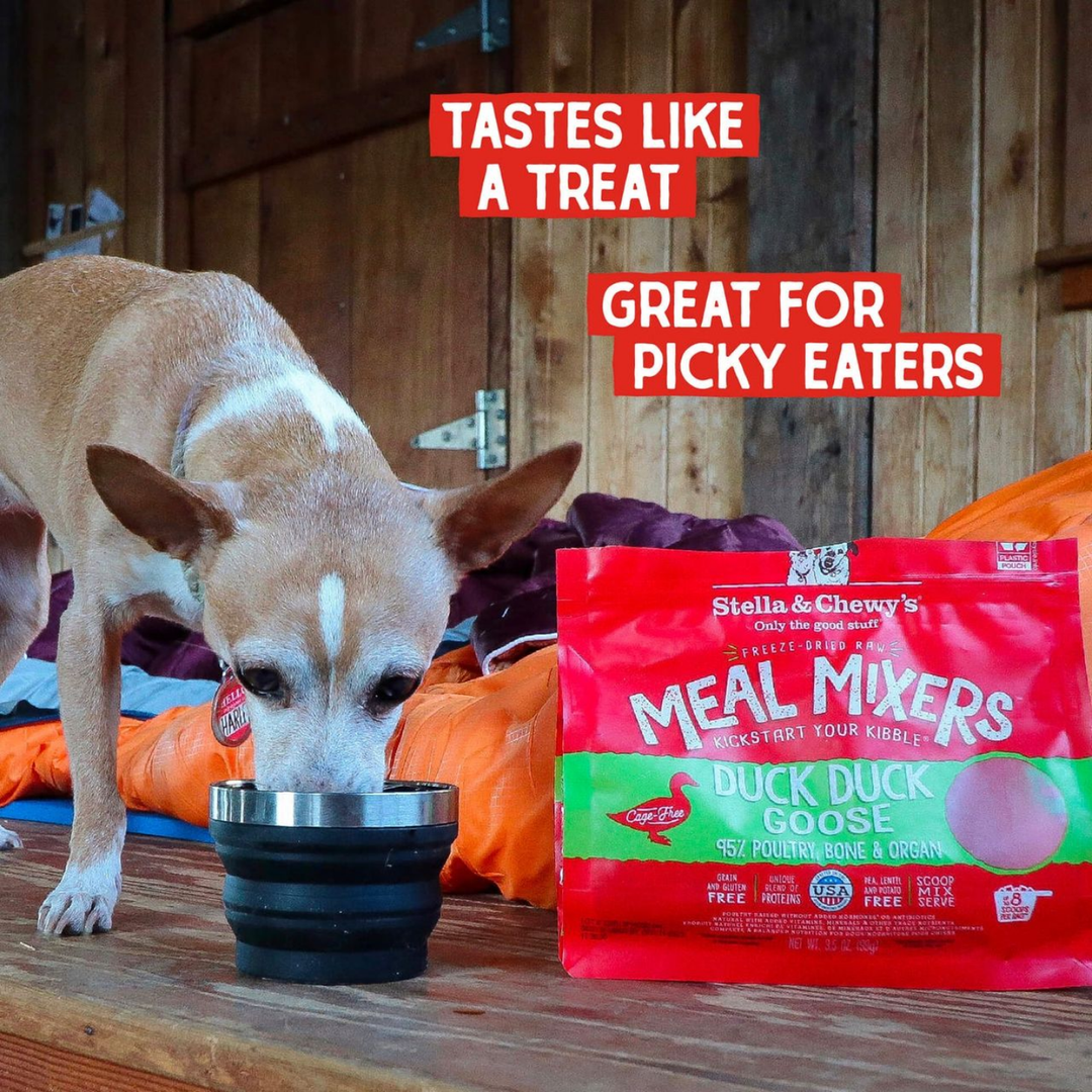 Stella & Chewy's Freeze-Dried Raw Dog Meal Mixers -Duck Duck Goose