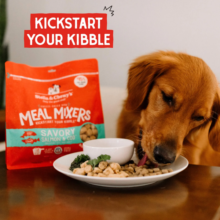 Stella & Chewy's Freeze-Dried Raw Dog Meal Mixers - Savory Salmon & Cod