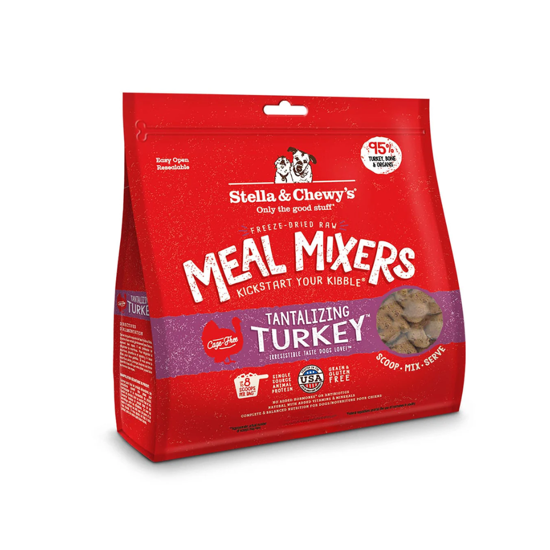 Stella & Chewy's Freeze-Dried Raw Dog Meal Mixers - Tantalizing Turkey