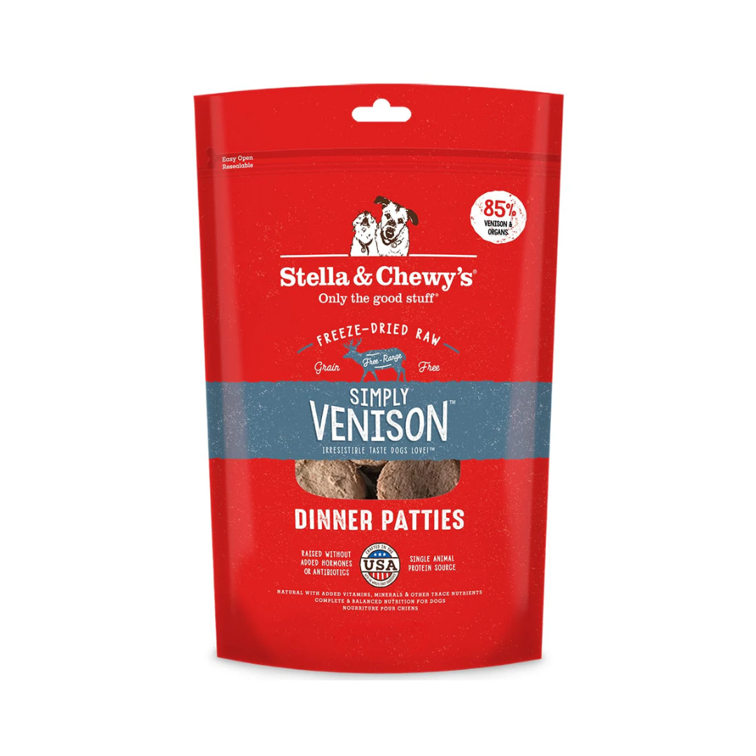 Stella & Chewy's Freeze Dried Raw Dog Food - Simply Venison Patties