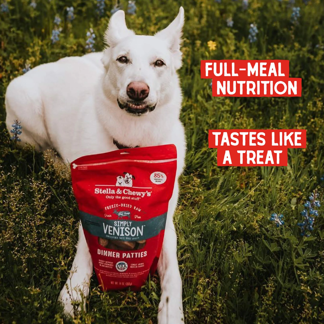 Stella & Chewy's Freeze Dried Raw Dog Food - Simply Venison Patties