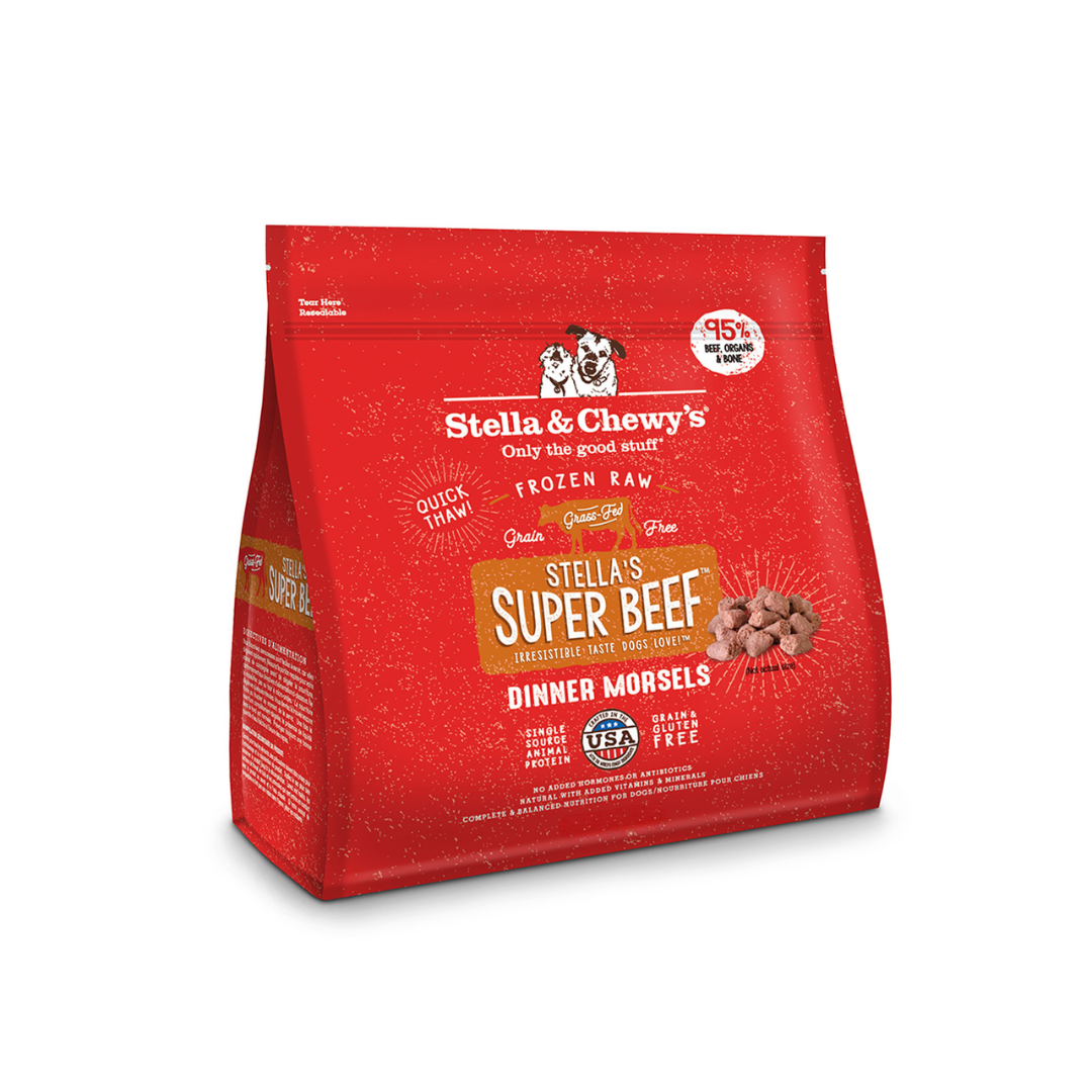 Stella & Chewy's Frozen Raw Dog Food - Stella's Super Beef Dinner Morsels