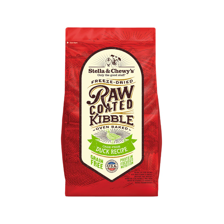 Stella & Chewy's Raw Freeze-Dried Dog Food - Cage-Free Duck Coated Kibble