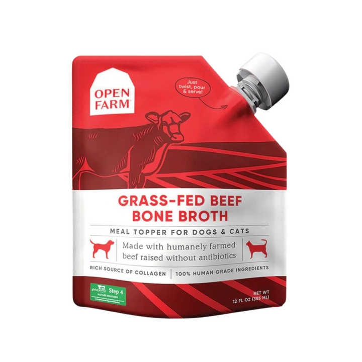 Open Farm Dog and Cat Topper - Grass-Fed Beef Bone Broth 