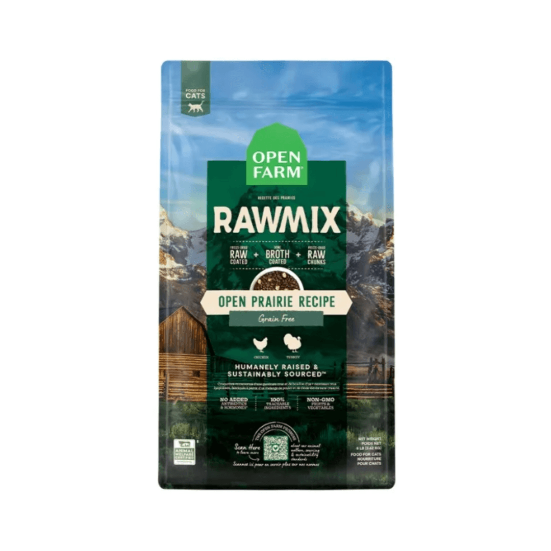 Open Farm - Freeze-Dried Cat Food RawMix Grain-Free Open Prairie