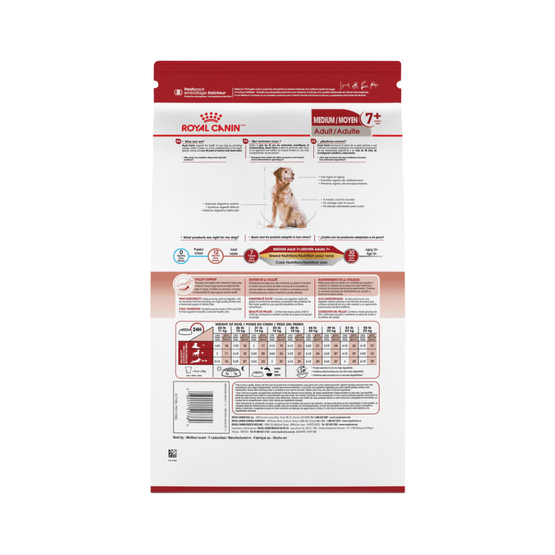 Royal Canin Dry Dog Food - Medium 7+ Adult