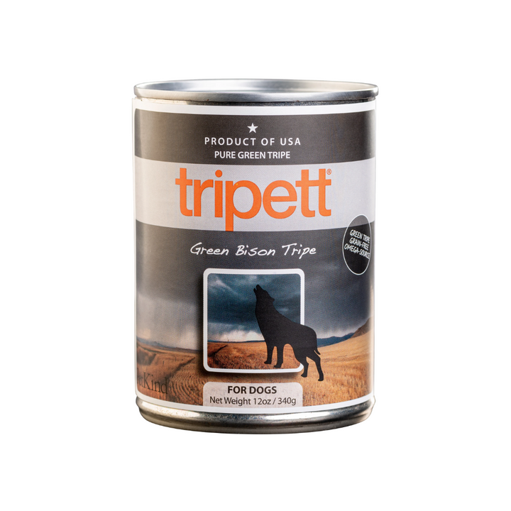 Pet Kind Dog Wet Dog Food - Tripett Green Bison Tripe