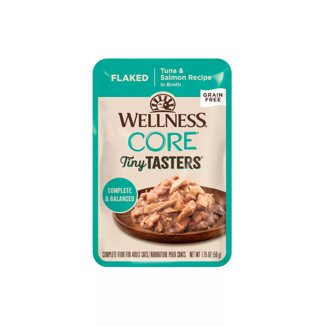 Wellness Wet Cat Food - CORE Tiny Tasters Flaked Tuna & Salmon