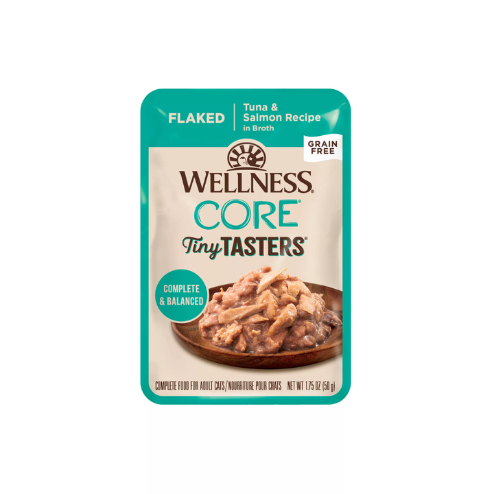 Wellness Wet Cat Food - CORE Tiny Tasters Flaked Tuna & Salmon