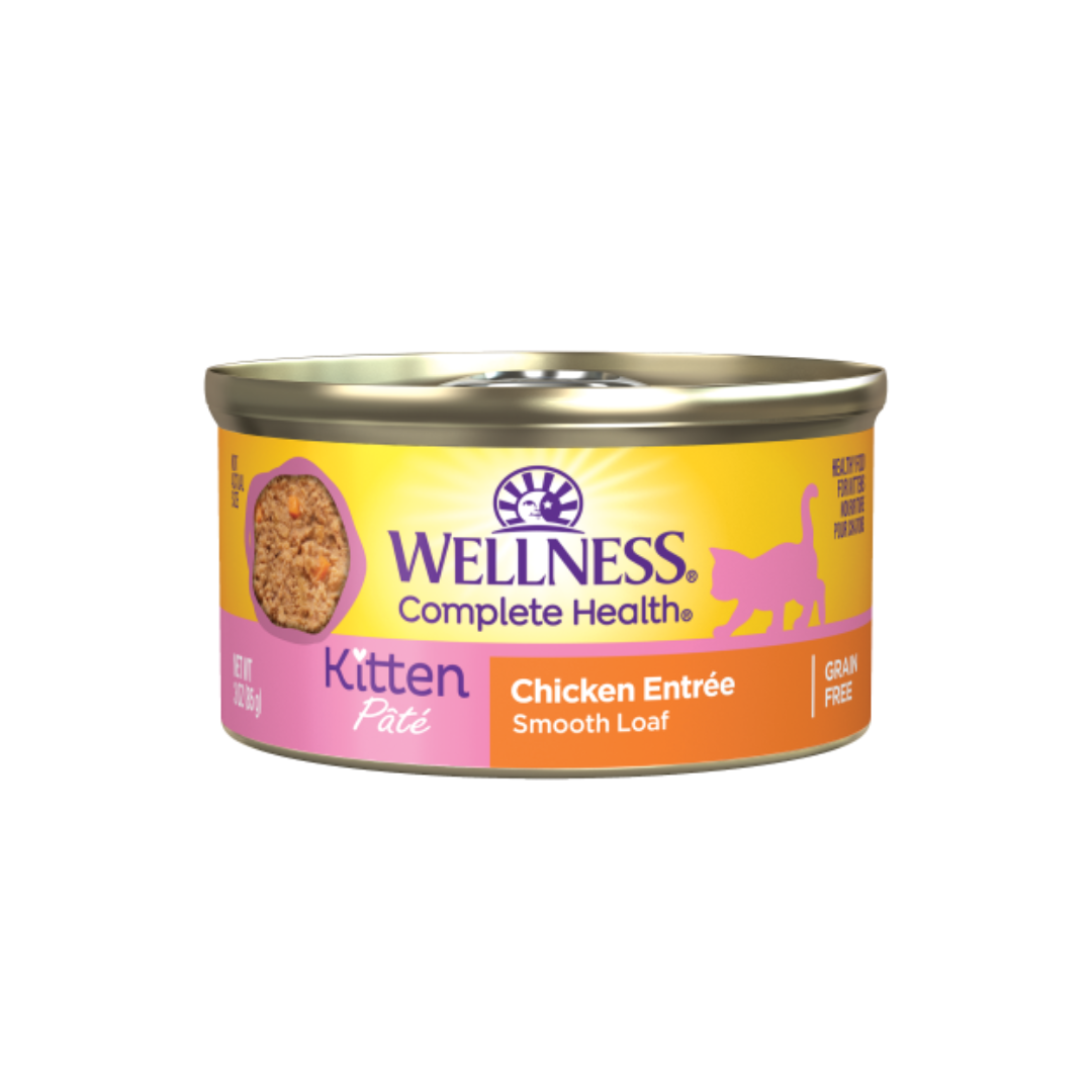 Wellness Wet Cat Food - Kitten Chicken Entree 