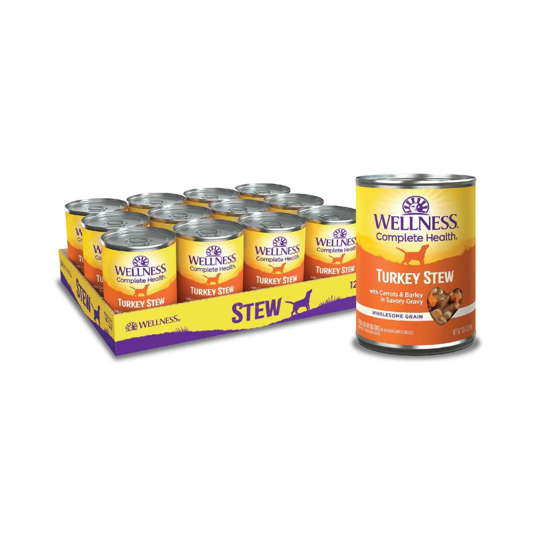 Wellness Wet Dog Food - Complete Health Turkey Stew Canned