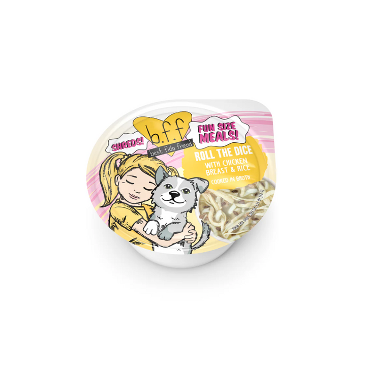 Weruva Dog Wet - BFF Best Fido Friend  Roll The Dice with Chicken Breast & Rice