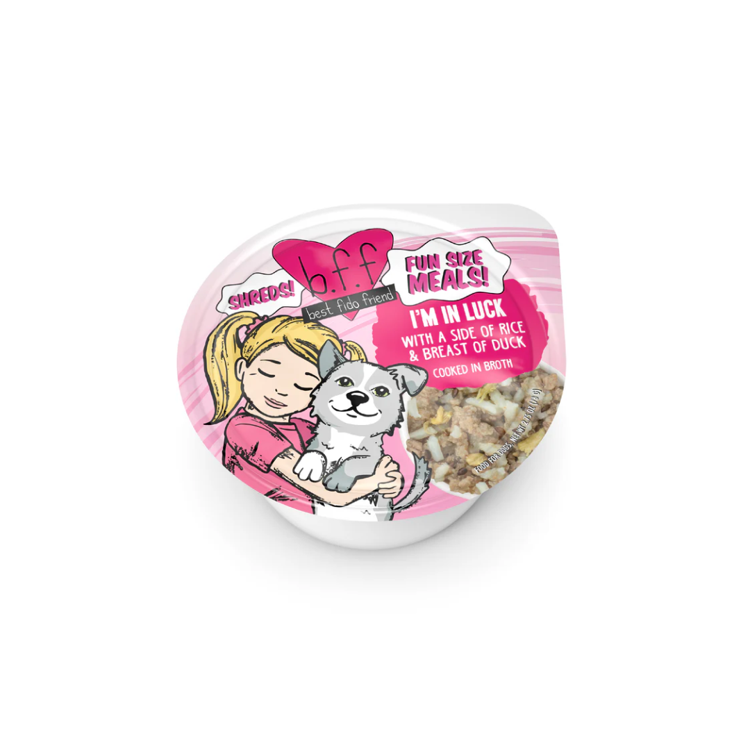 Weruva Dog Wet Food -BFF Best Fido Friend  I'm In Luck with a Side of Rice & Breast of Duck