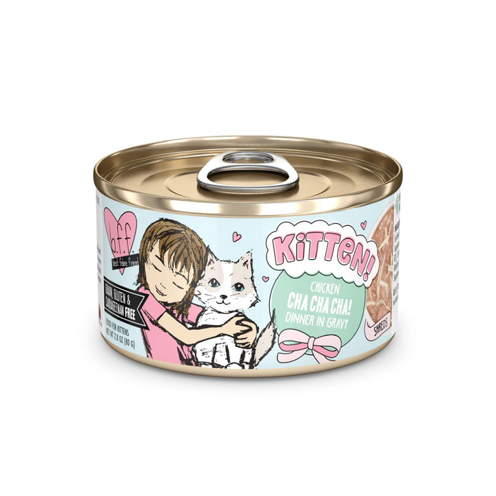 Weruva Wet Cat Food - BFF Kitten Chicken Cha Cha Cha Dinner in Gravy Canned