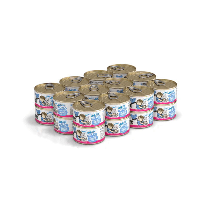 Weruva Wet Cat Food - BFF Minced Tuna & Chicken Chuckles Tuna & Chicken Dinner in Gelee Canned 