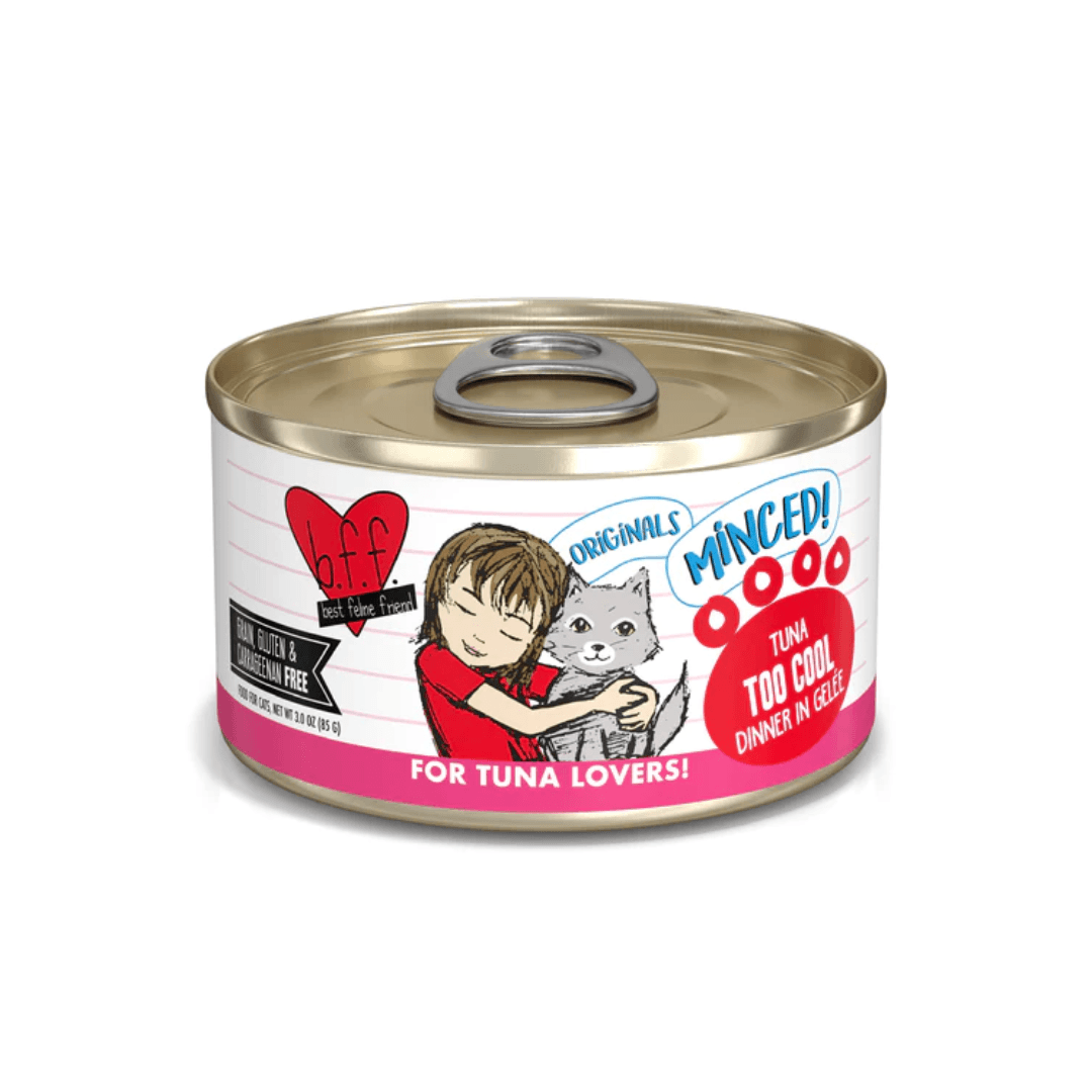 Weruva Wet Cat Food - BFF Minced Tuna Too Cool in Gelee Canned 