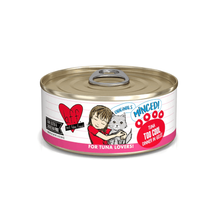 Weruva Wet Cat Food - BFF Minced Tuna Too Cool in Gelee Canned 