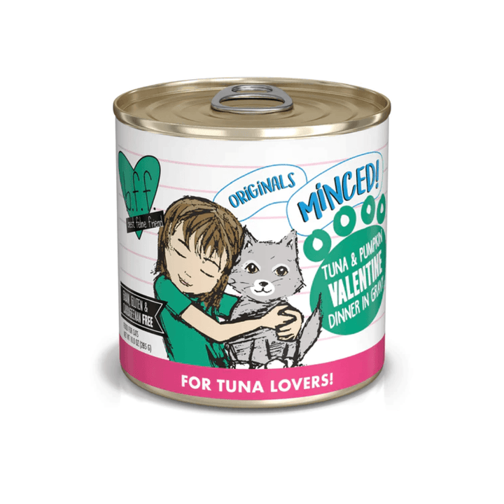 Weruva Wet Cat Food - BFF Minced Tuna & Pumpkin Valentine in Gravy 