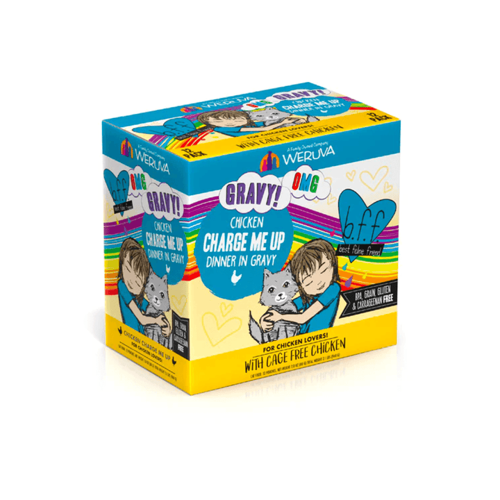 Weruva Wet Cat Food - BFF OMG Gravy Chicken Charge Me Up Chicken Dinner in Gravy Pouch 