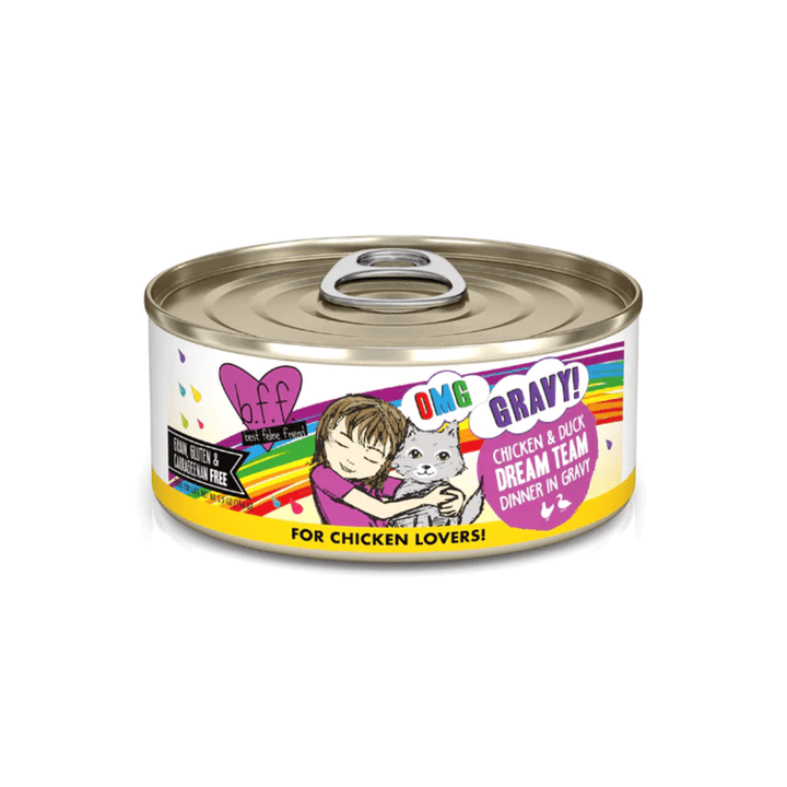 Weruva Wet Cat Food - BFF OMG Gravy Chicken & Duck Dream Team Canned 