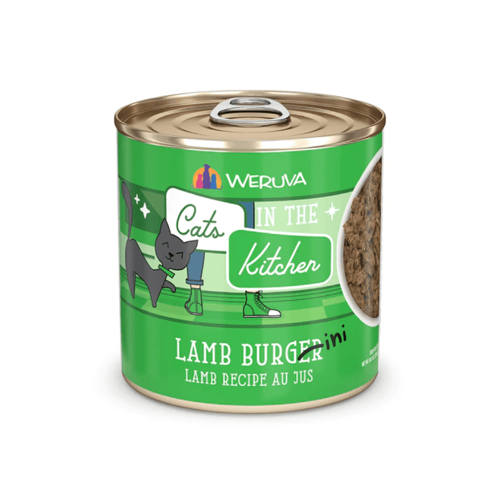 Weruva Wet Cat Food - Cats in the Kitchen Lamb Burger-ini Lamb Recipe Au Jus Canned 