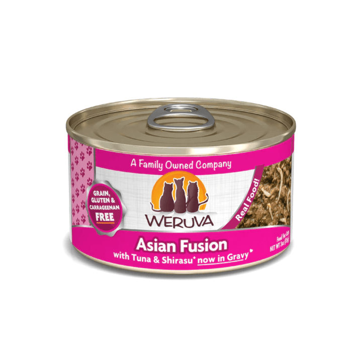 Weruva Wet Cat Food - Classic Asian Fusion with Tuna & Shirasu in Gravy Canned 