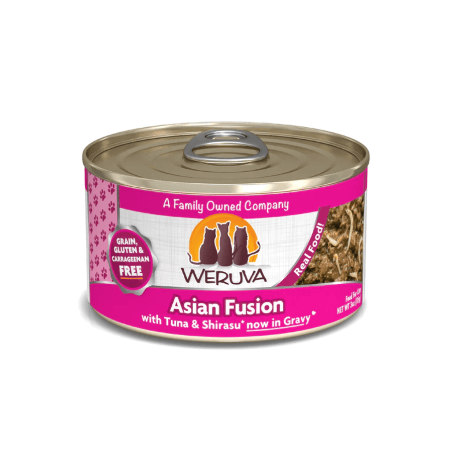 Weruva Wet Cat Food - Classic Asian Fusion with Tuna & Shirasu in Gravy Canned 