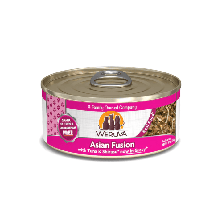 Weruva Wet Cat Food - Classic Asian Fusion with Tuna & Shirasu in Gravy Canned 