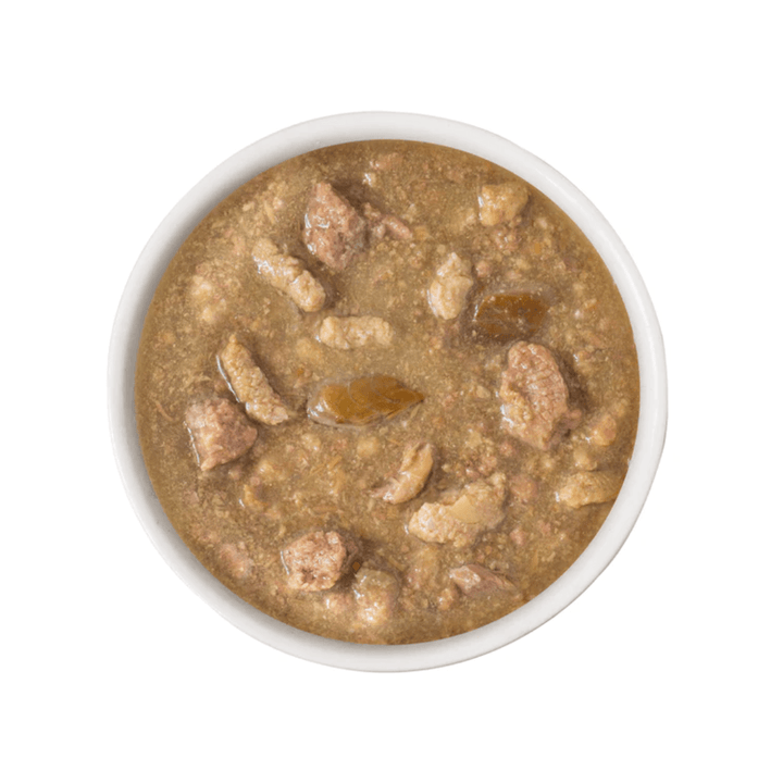 Weruva Wet Cat Food - Stew's Clues Turkey, Chicken & Salmon in Gravy 