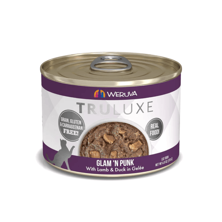 Weruva Wet Cat Food - TRULUXE Glam 'N Punk with Lamb & Duck in Gelée Canned 