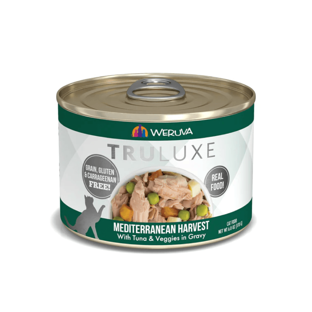 Weruva Wet Cat Food - TRULUXE Mediterranean Harvest with Tuna & Veggies in Gravy Canned 