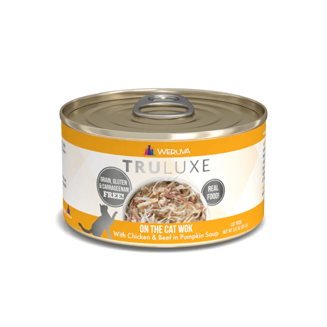 Weruva Wet Cat Food - TRULUXE On the Cat Wok with Chicken & Beef in Pumpkin Soup Canned 