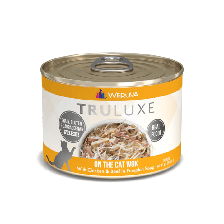 Weruva Wet Cat Food - TRULUXE On the Cat Wok with Chicken & Beef in Pumpkin Soup Canned 